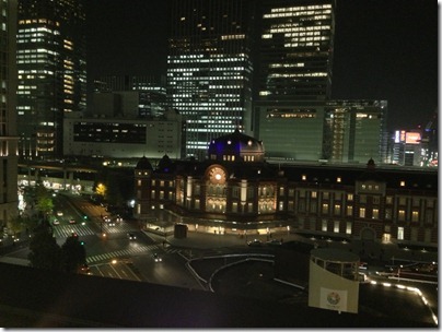 新丸ビルから東京駅夜景