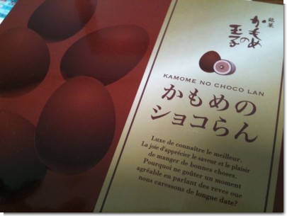 かもめの玉子 の姉妹品チョコレート味の かもめのショコらん を頂きました むらごんの思い込みweblog